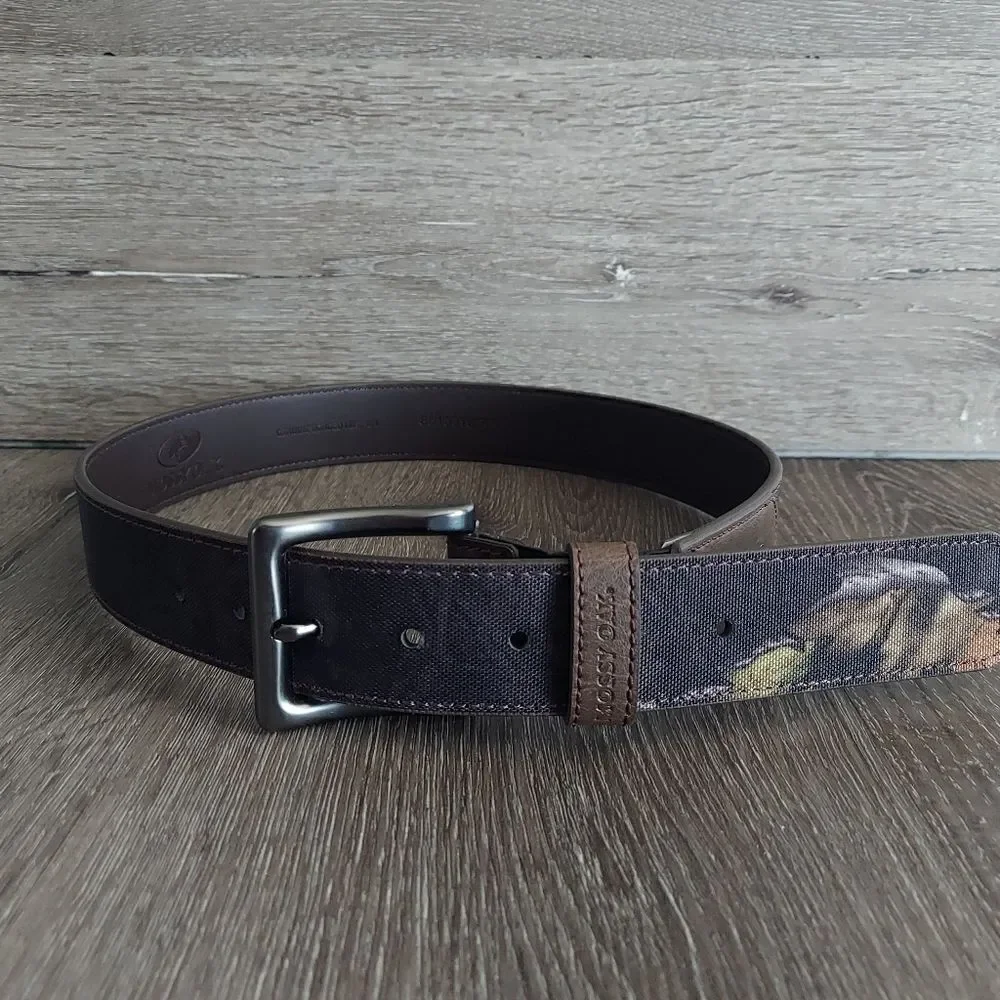 Nocona Mossy Oak Camo Belt Small 30-32